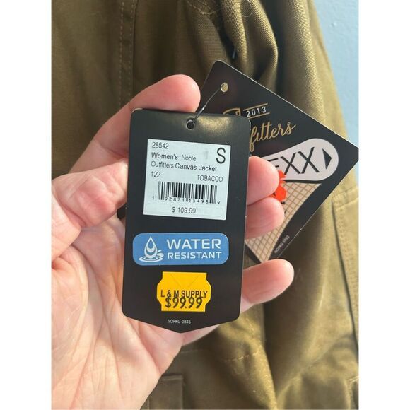 Noble Outfitters women’s canvas jacket with concealed carry pocket - NEW size S - Picture 3 of 5